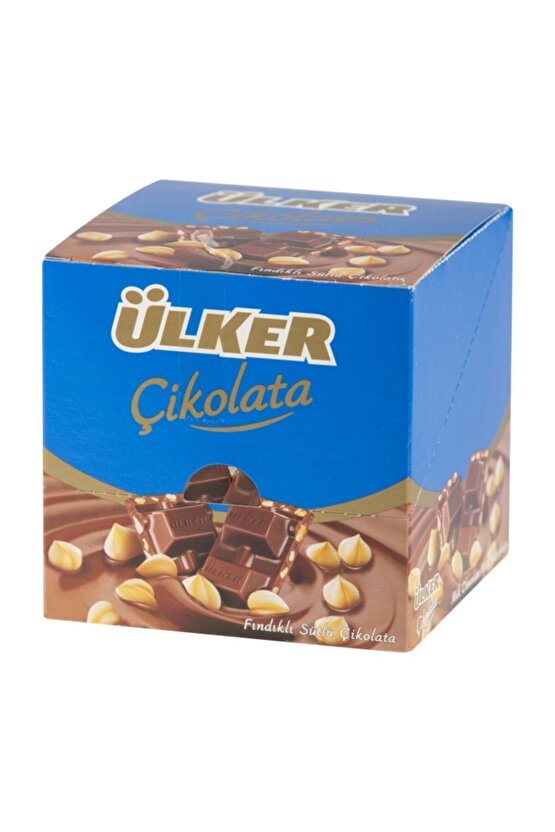 Kare Fındıklı Çikolata 70 Gr 6 Adet