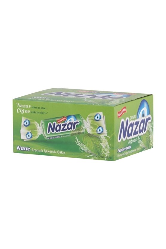 Sakız Şekersiz 100 Adet Nane ( İkramlık )