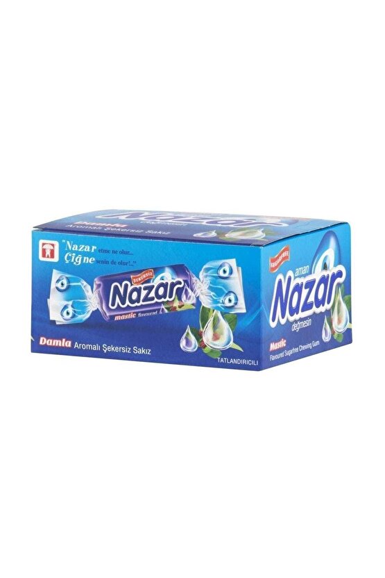 Tekli Damla Aromalı Şekersiz Sakız 15gr *100 Adet ( İkramlık )