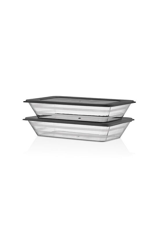 2li Slim Prizma Saklama Kabı Erzak Kabı Bakliyat Saklama Kabı 2LT Dolapiçi Organizer