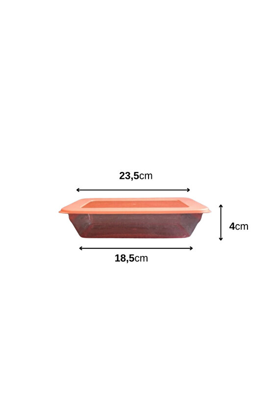2li Slim Prizma Saklama Kabı Erzak Kabı Bakliyat Saklama Kabı 2LT Dolapiçi Organizer