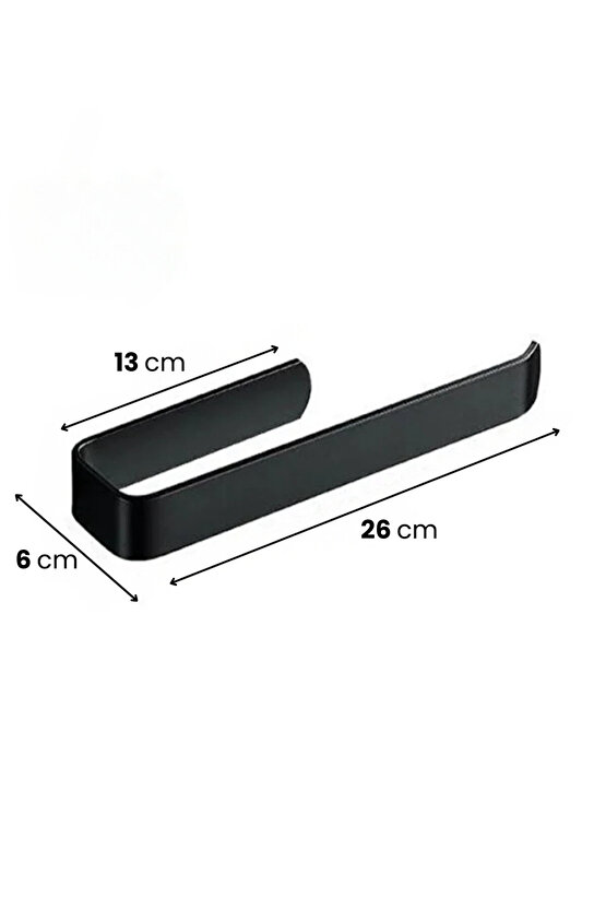 Yapışkanlı Duvar Tipi Metal Havluluk – Modern Kağıt Havlu Tutucu - Havlu Askısı