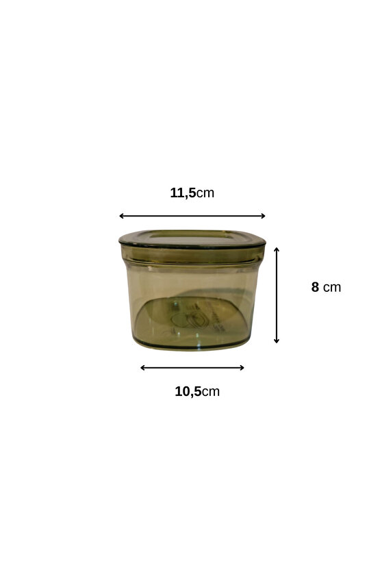 6lı Clario Sızdırmaz Saklama Kabı Vakumlu Erzak Kabı 0,7 L