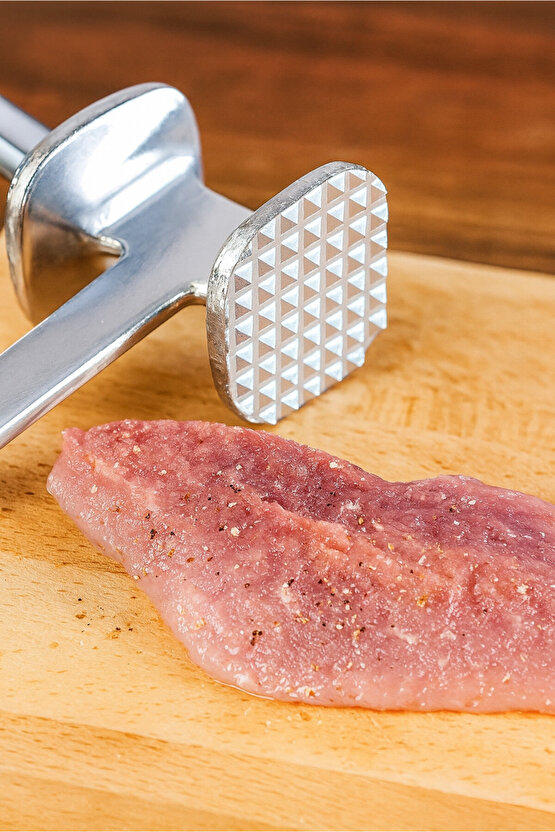Çift Taraflı Et Dövme Çekici - Et Tokmağı - Et Yumuşatma Aleti