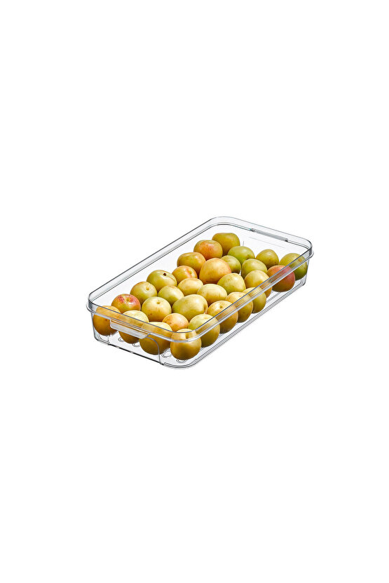 4x Adet Frossa Buzdolabı Organizeri 2lt Saklama Kabı & Erzak Kabı & Düzenleyici