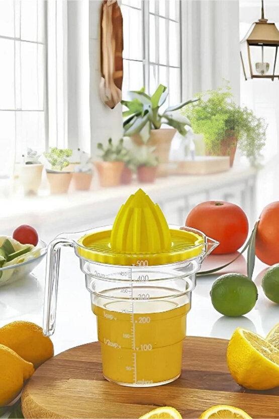Masterchef Ölçülü Narenciye Sıkacağı 500 Ml. Portakal Sıkacağı ve Limon Sıkacağı