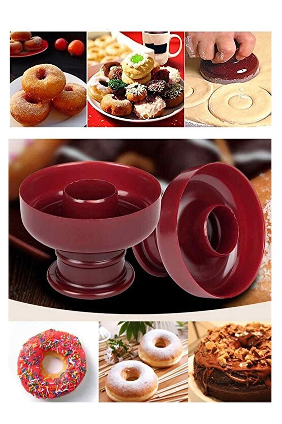 Donut Kek Kalıbı - Hamur Kesici ve Şekillendirici