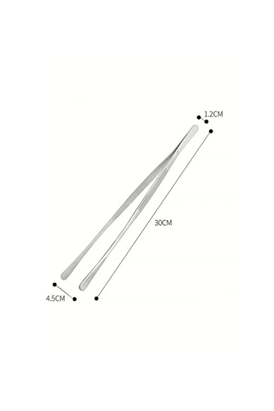 Masterchef Şef Cımbızı Metal 25 Cm - Süs Cımbız Maşası
