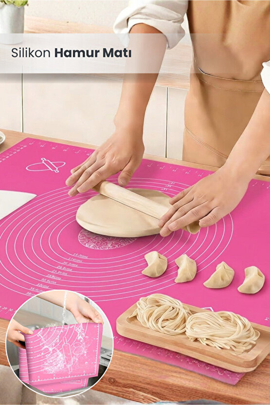 Silikon Hamur Açma Matı 50*40