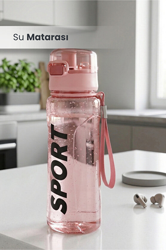 Kolay Kapak Su Matarası 700 ml - Mürdüm Profesyonel Suluk Okul - Işyeri - Ofis - Spor