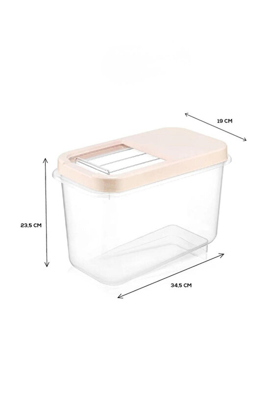 Çok Amaçlı Saklama Kabı 10lt Multibox- Erzak Bakliyat Deterjanlık Saklama Kutusu