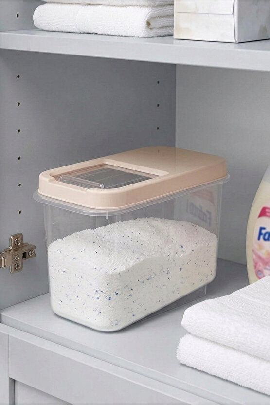 Çok Amaçlı Saklama Kabı 10lt Multibox- Erzak Bakliyat Deterjanlık Saklama Kutusu