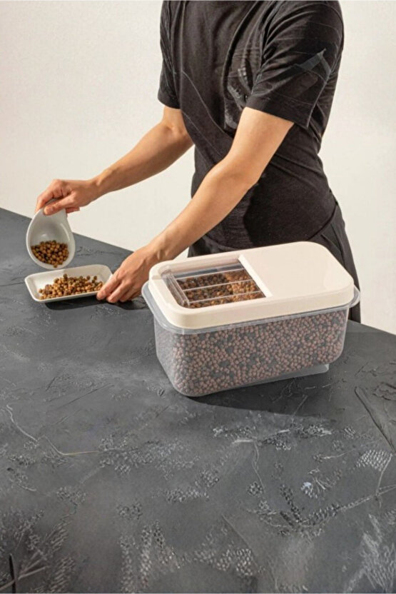 Çok Amaçlı Saklama Kabı 7.5lt Multibox- Erzak Bakliyat Deterjanlık Saklama Kutusu