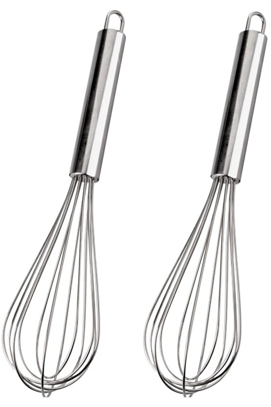 2li Çelik Lüx Çırpıcı Set 25 Cm