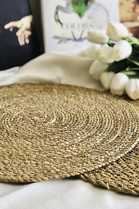 Amerikan Servis Hasır Supla Örme Bambu 1 Adet 30*30 Cm