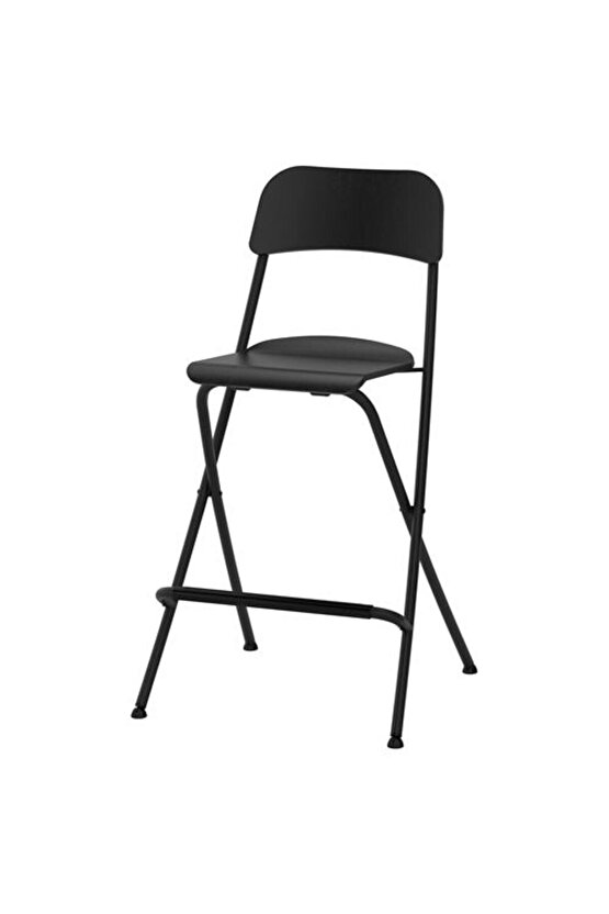 - FRANKLIN, bar sandalyesi, siyah, 63 cm