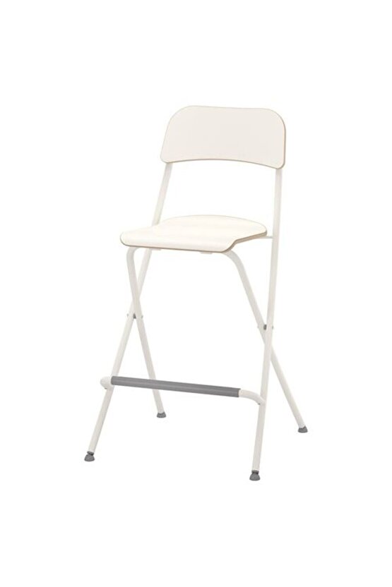 - FRANKLIN, bar sandalyesi, beyaz, 63 cm