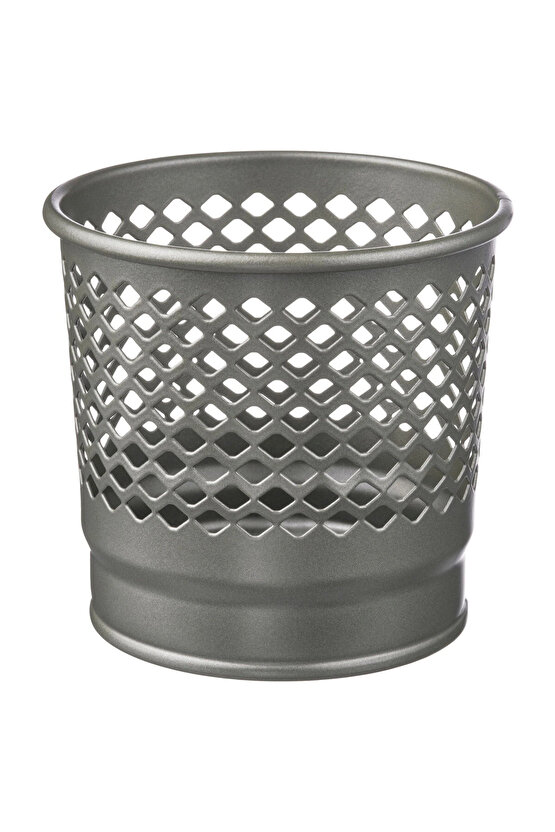 Metal Tealight Mumluk Çap: 10 Cm İkea Desenli Çelik Mum Kabı Yükseklik: 9 Cm