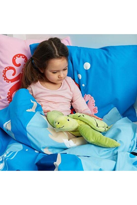 Peluş Kaplumbağa Yumuşak Oyuncak Yeşil, 44 Cm Çocuk Peluş Oyuncaklar