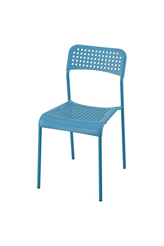 plastik sandalye, mavi