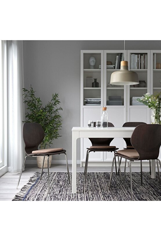 Sandalye Minderi, Genişlik:32cm  Derinlik:33 cm  Kalınlık:3 cm 4Lü