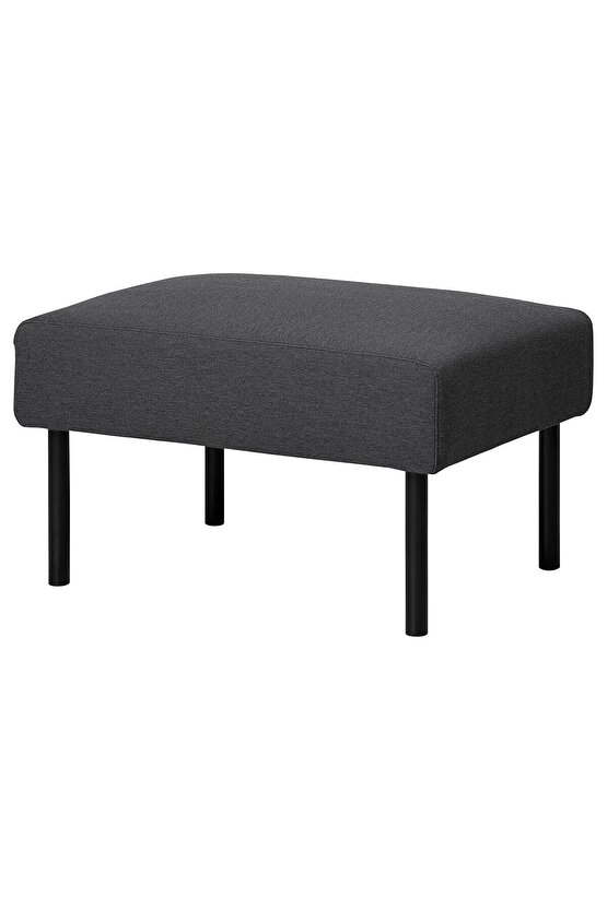 ayak uzatma taburesi, knisa koyu gri Uzunluk: 68 cm Yükseklik: 41 cm Genişlik: 58 cm