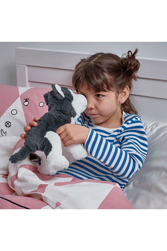 Yumuşak Oyuncak, Gri-Beyaz 26 CM Peluş