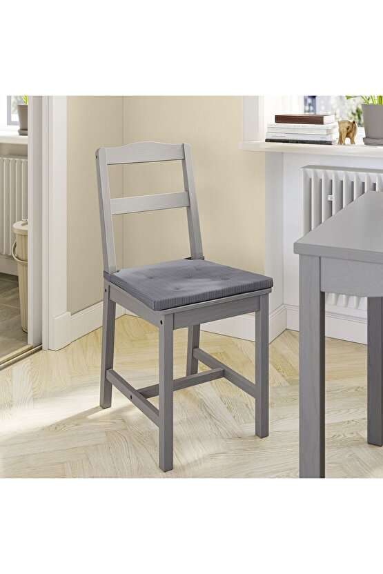 Sandalye Minderi, Derinlik: 40 cm  Genişlik: 42 cm 35 cm  Kalınlık: 4 cm, 4lü