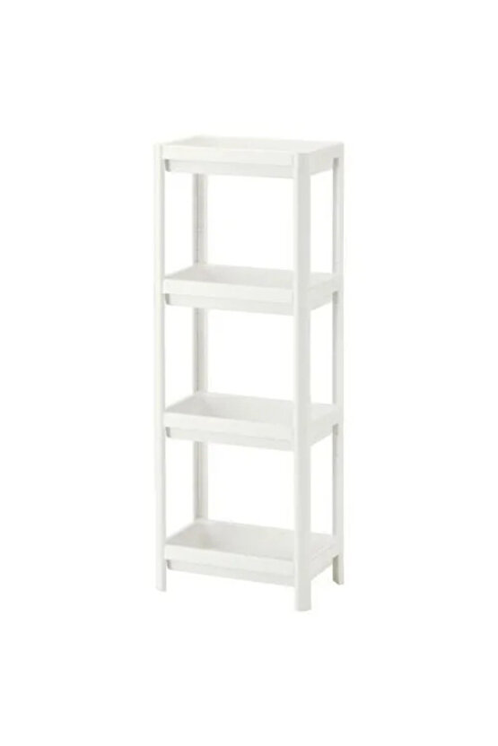 Premium Ürün Kaliteli Üretim Dayanıklı Şık Tasarım Pratik Kullanım 37x23x101 Cm Raf Ünitesi VESKEN