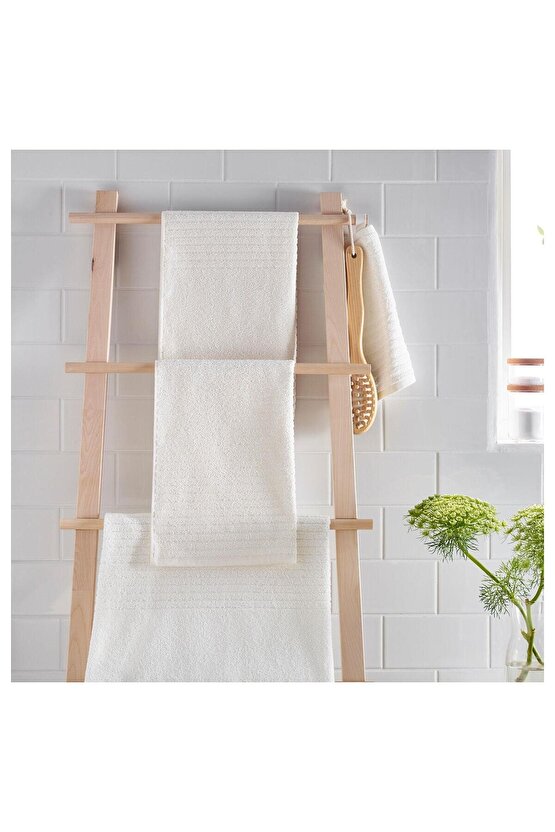 4 Adet Banyo-Mutfak El Havlusu Beyaz Renk 30x30 cm, 4 Lü