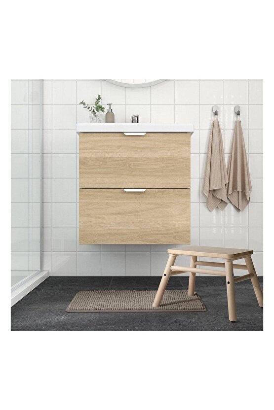 Toftbo Banyo Paspası Bej 40x60 Cm