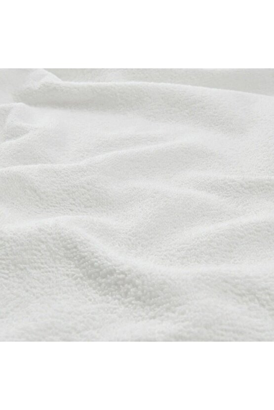 4 Adet Küçük Banyo Havlusu 25x25 Cm El Yüz Havlusu İkea 4lü Set Pamuk Havlu Beyaz Renk