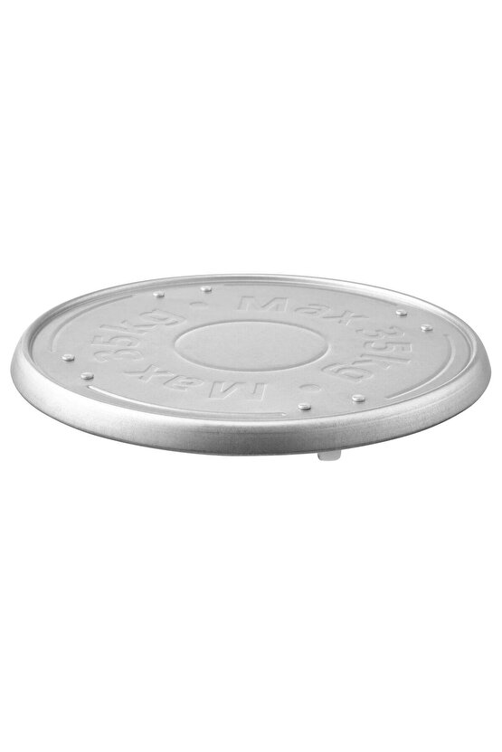 QUİCK Çelik Tekerlekli Saksı Altlığı Çap 31 Cm Saksı Altı Metal Damacana Altlığı Yükseklik 5 Cm
