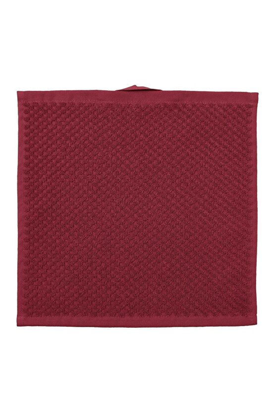 Gulvıal El Havlusu Koyu Kırmızı 30x30 Cm