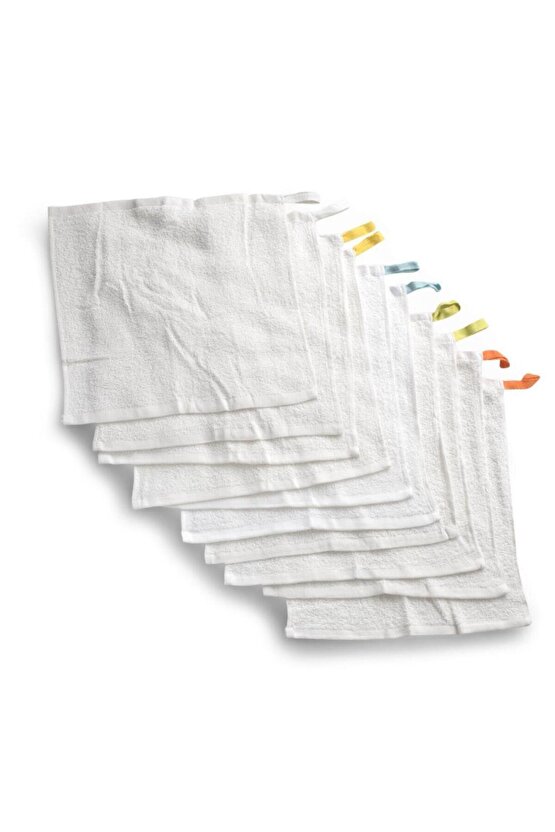 KRAMA 10 ADET 30X30 CM HAVLU SETİ BEBEK EL HAVLUSU PEÇETE