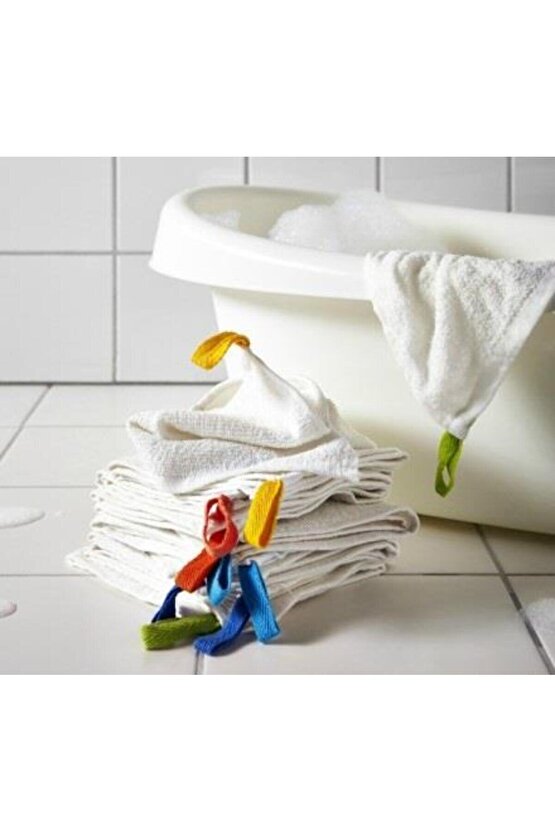 KRAMA 10 ADET 30X30 CM HAVLU SETİ BEBEK EL HAVLUSU PEÇETE