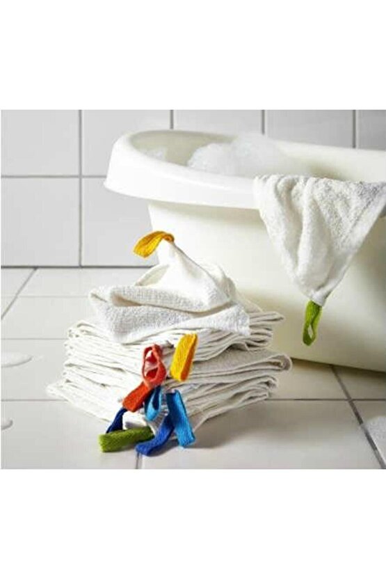 KRAMA 10 ADET 30X30 CM HAVLU SETİ BEBEK EL HAVLUSU PEÇETE