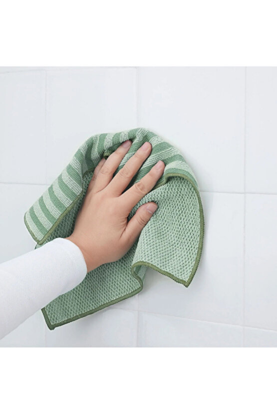 PEPPRIG çok renkli 28x28 cm mikrofiber bezi 3 parça