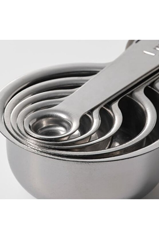 Vardagen Mutfak Ölçüm Kabı Ölçek 5 Li Set Paslanmaz