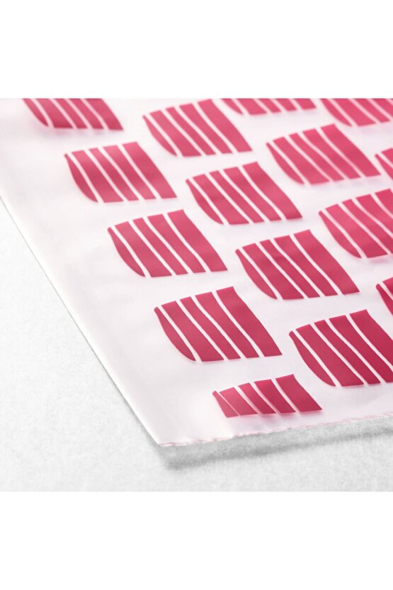 ISTAD kilitlenebilir buzdolabı poşeti , kırmızı-pembe, 2,5 lt ve 1,2 lt, 50 adet