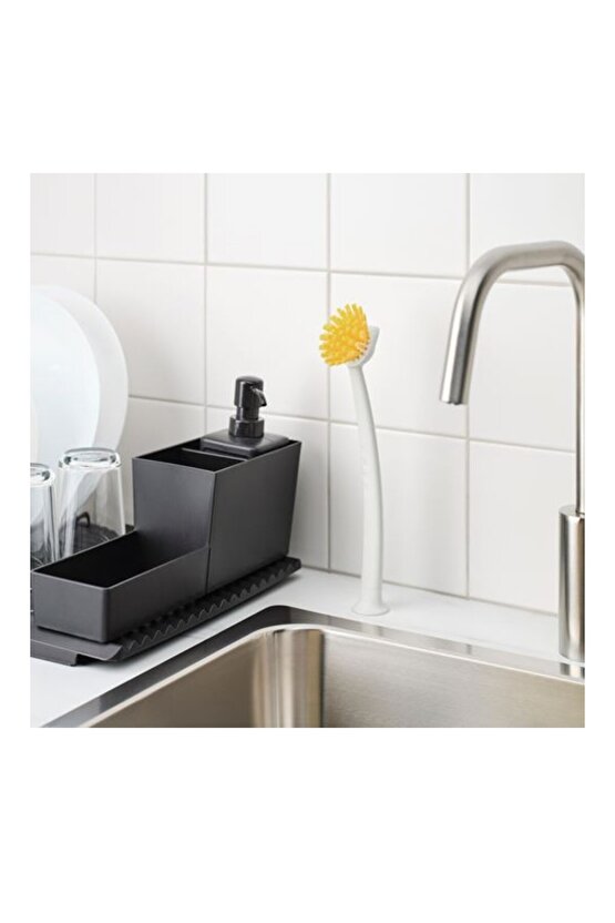 RINNIG Bulaşık Fırçası parlak sarı-kırık beyaz, 29 cm