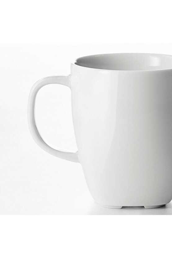 QUİCK 2li Kupa Bardak Fincan Beyaz 170 Ml Yükseklik: 8 cm 0003343