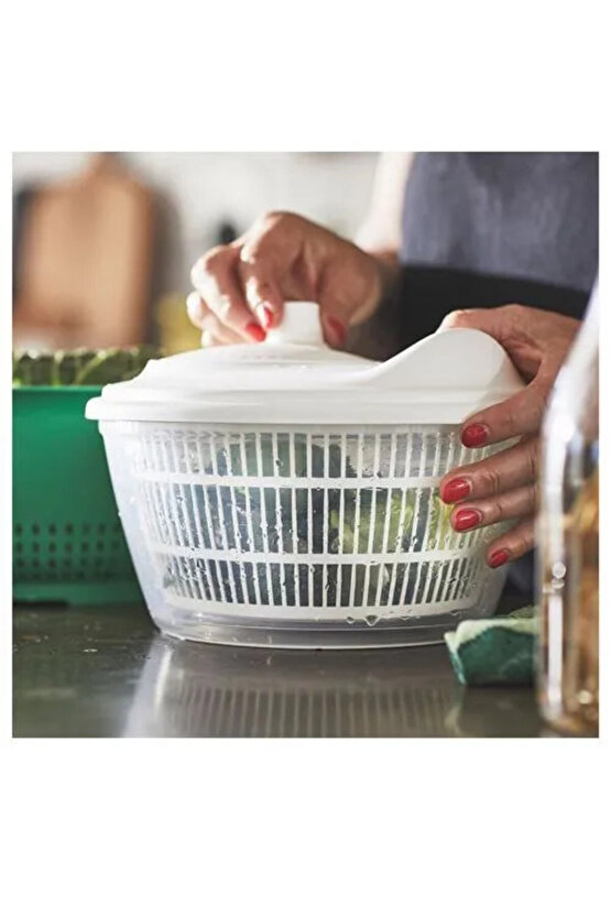 Premium Ürün Kaliteli Üretim Dayanıklı Pratik Kullanım Şık Tasarım Salata Kurutucu