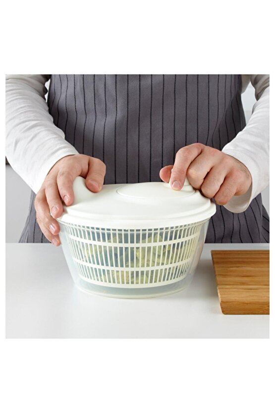 Döndürmeli Salata Kurutma Aleti Çap: 23 Cm Yükseklik: 14 Cm