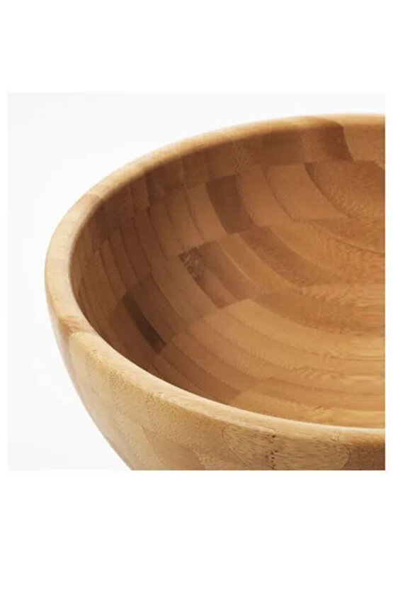 Premium Ürün Kaliteli Ürün Dayanıklı Kullanışlı Kullanımı Kolay 20 Cm Bambu Servis Kasesi