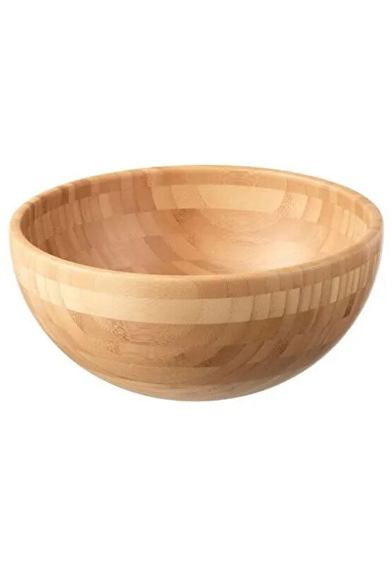 Premium Ürün Kaliteli Ürün Dayanıklı Modern Tasarım Şık Görünüm 28 Cm Bambu Servis Kasesi
