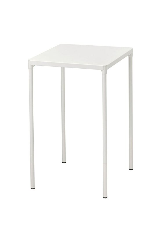FEJAN Balkon Masası, Beyaz, Uzunluk: 50 cm Genişlik: 44 cm Yükseklik: 71 cm