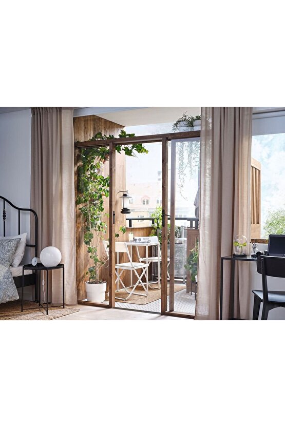 FEJAN Balkon Masası, Beyaz, Uzunluk: 50 cm Genişlik: 44 cm Yükseklik: 71 cm