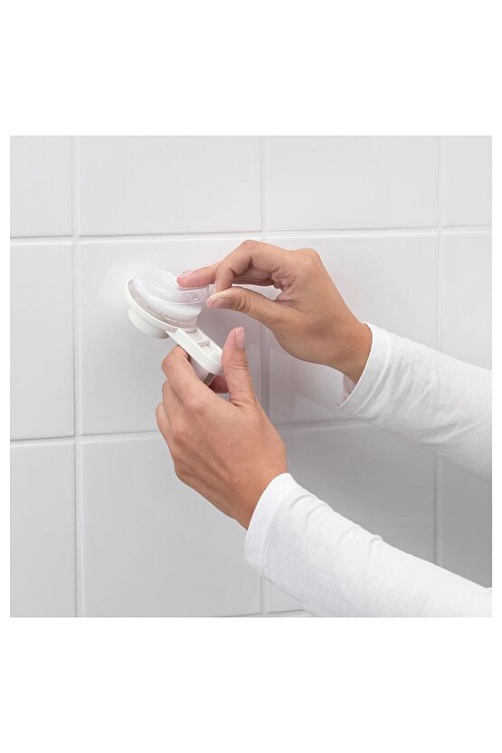 Tisken Vantuzlu Banyo Duş Sepeti 28x17 cm