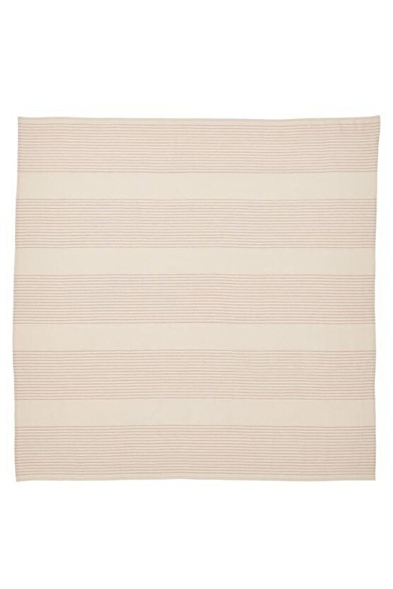 İKEA Vippstarr Masa Örtüsü Şerit Deseni Kırmızı-Natürel 150x150